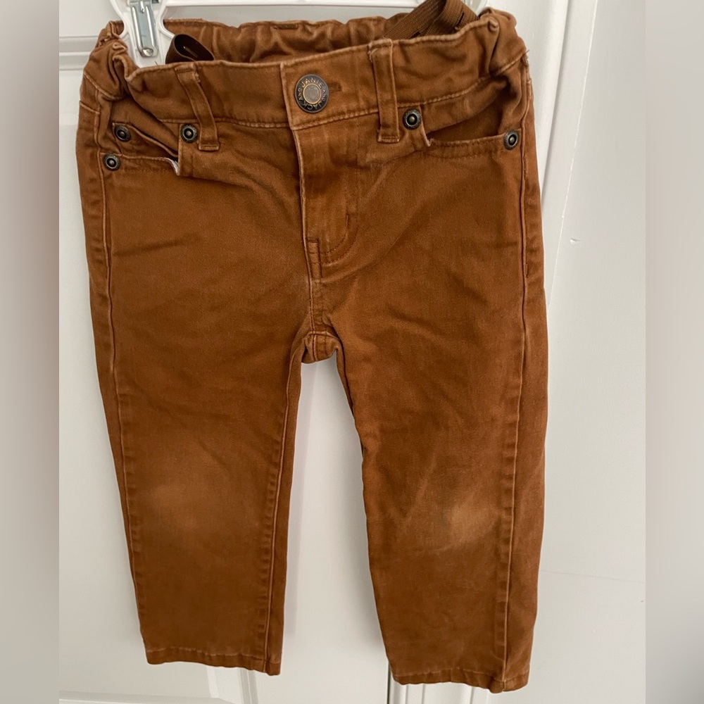 Janie and Jack Tan Kids Pants
